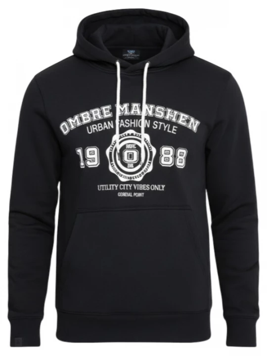 Foto van product Ombre Sweatshirt zwart / wit