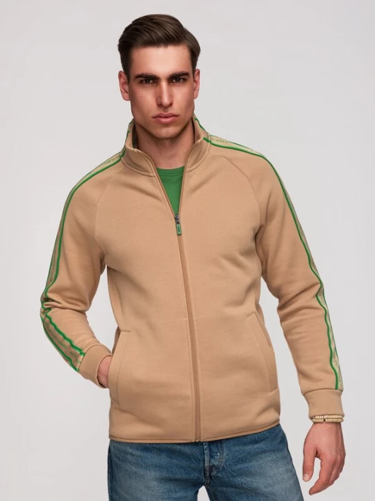 Foto van product Ombre Sweatvest bruin / groen
