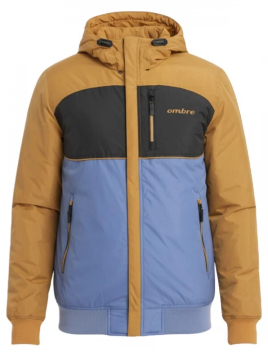 Foto van product Ombre Tussenjas 'OM-JANP-0194' blauw / geel / zwart