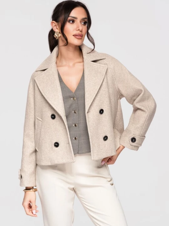 Foto van product Ombre Tussenjas 'OW-JANP-0129' taupe