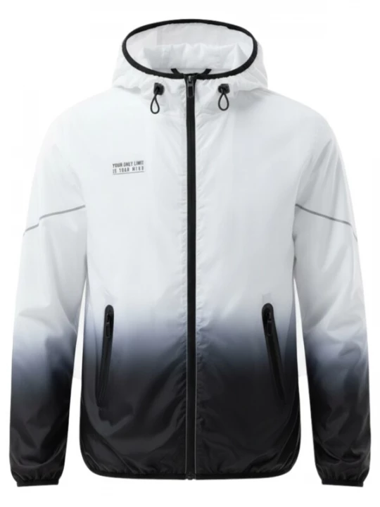 Foto van product Ombre Tussenjas zwart / wit