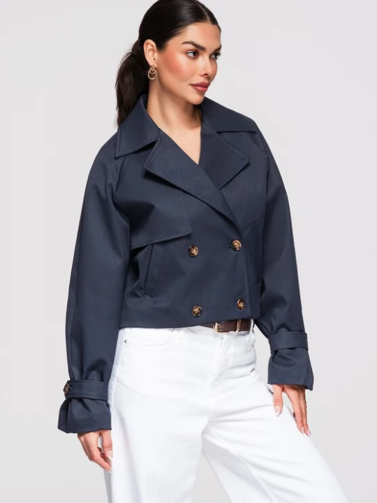 Foto van product Ombre Tussenmantel 'Ow-Janp-0135' navy