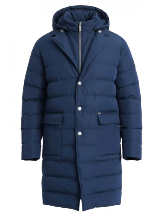 Foto van product Ombre Winterjas donkerblauw
