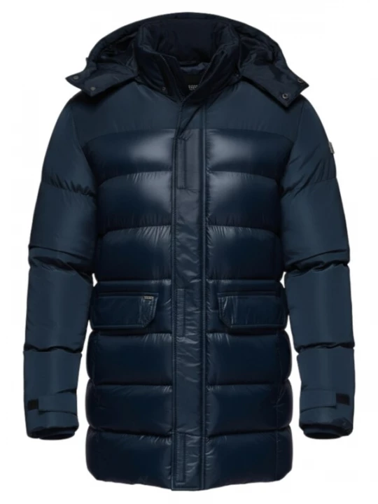 Foto van product Ombre Winterjas donkerblauw
