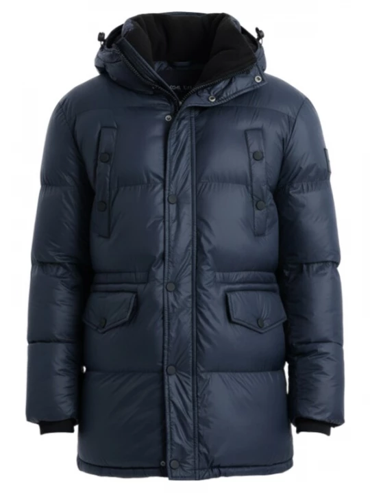 Foto van product Ombre Winterjas donkerblauw