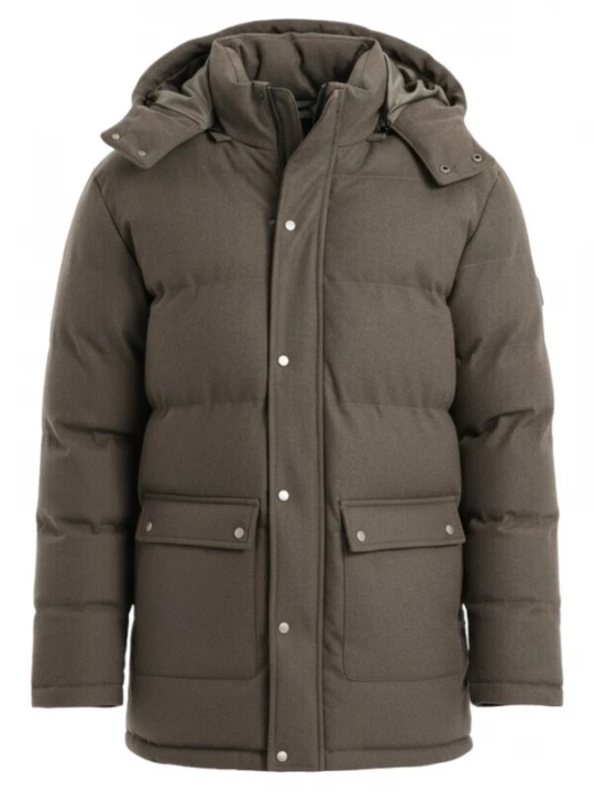 Foto van product Ombre Winterjas olijfgroen