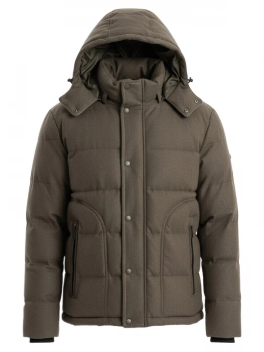 Foto van product Ombre Winterjas 'OM-JAHP-0203' donkergroen