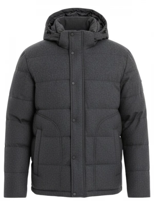 Foto van product Ombre Winterjas 'OM-JAHP-0203' zwart