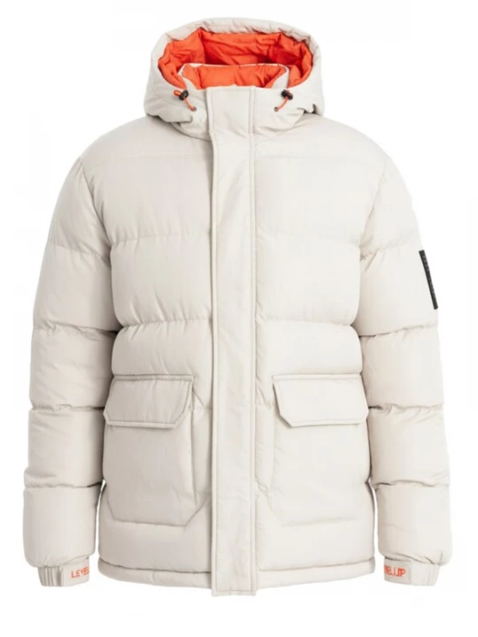 Foto van product Ombre Winterjas 'OM-JAHP-0208' offwhite