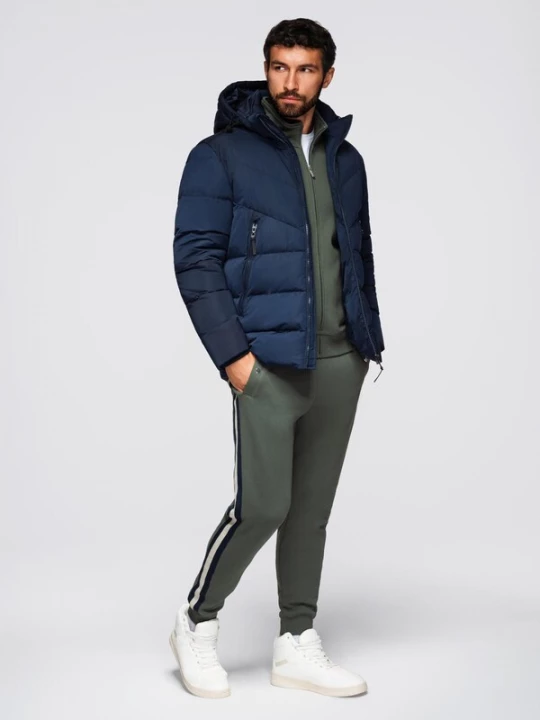 Foto van product Ombre Winterjas 'OM-JAHP-0304' navy