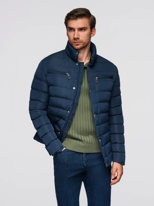 Foto van product Ombre Winterjas 'OM-JALP-0260' marine
