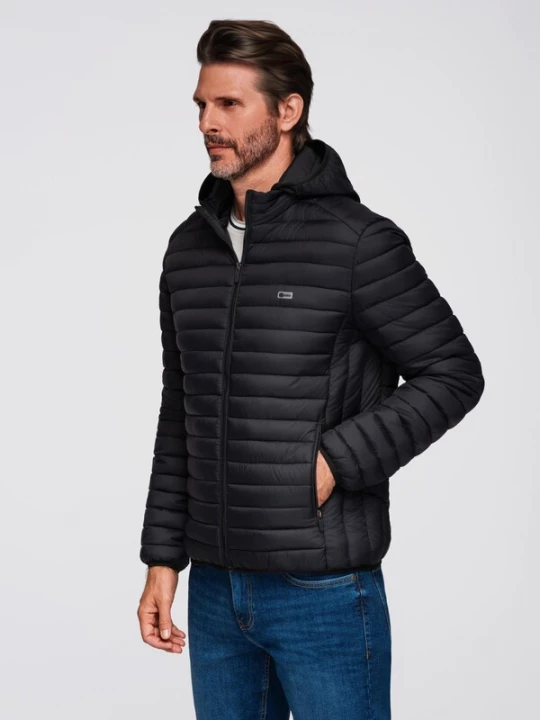 Foto van product Ombre Winterjas 'OM-JALP-0295' zwart