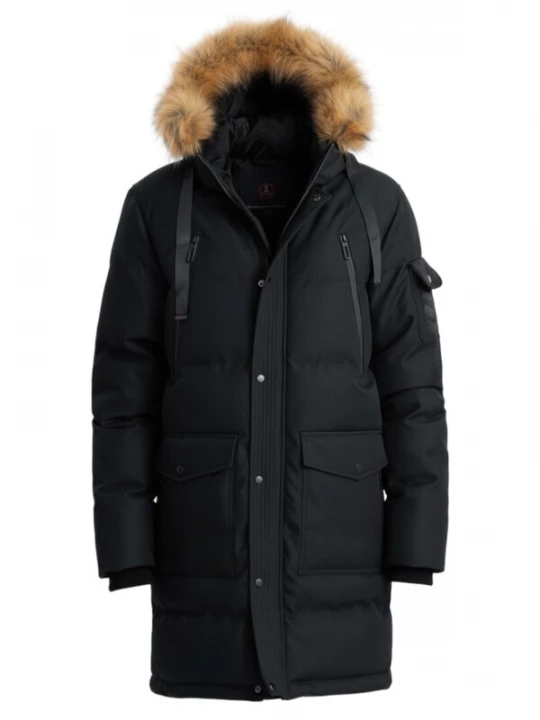Foto van product Ombre Winterjas zwart