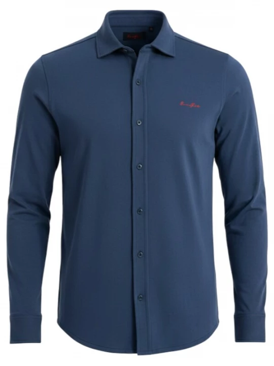 Foto van product Ombre Zakelijk overhemd donkerblauw