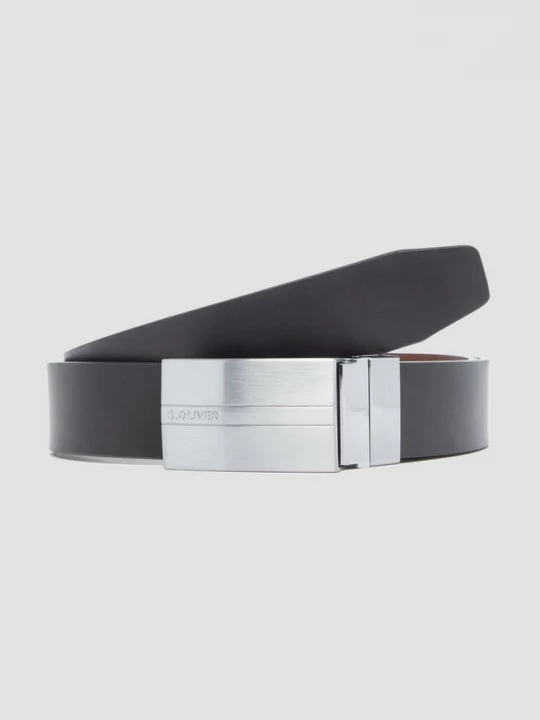 Foto van product Omkeerbare leren riem s.Oliver zwart