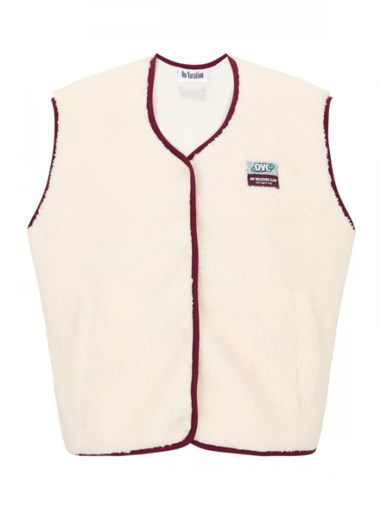 Foto van product On Vacation Bodywarmer 'Wanderlust' crème