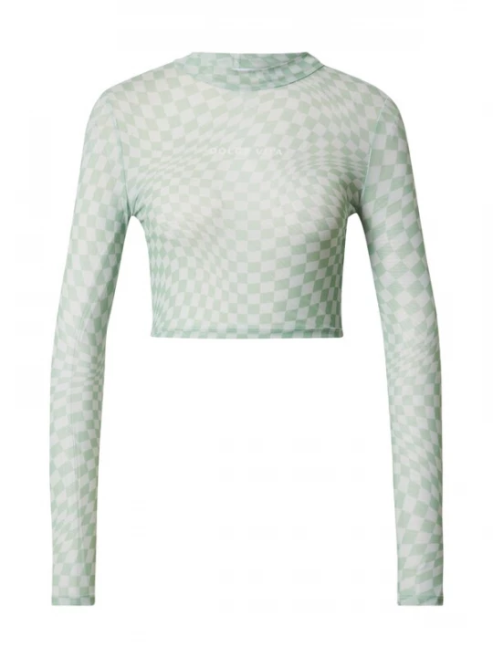 Foto van product On Vacation Shirt lichtgroen / wit