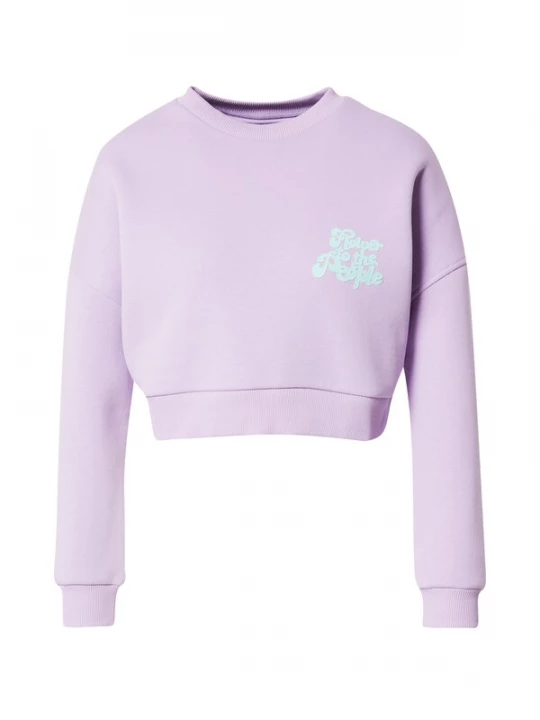 Foto van product On Vacation Sweatshirt 'Flower' lichtblauw / lichtlila