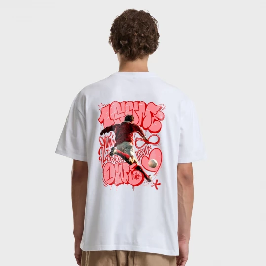 Foto van product One Game One Love Oversize Tee Mister Tee wit