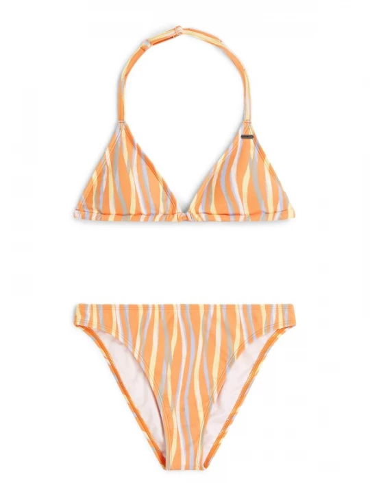 Foto van product O'NEILL Bikini 'Essentials' pasteelgeel / grijs / abrikoos / wit