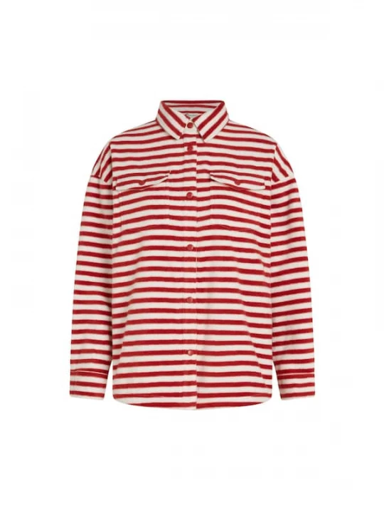Foto van product O'NEILL Fleece jas 'O'riginals' rood / wit