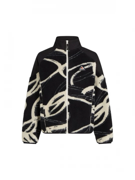 Foto van product O'NEILL Fleece jas zwart / wit