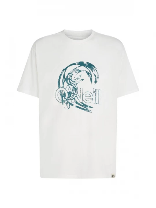 Foto van product O'NEILL Shirt 'Circle Surfer' donkergroen / wit