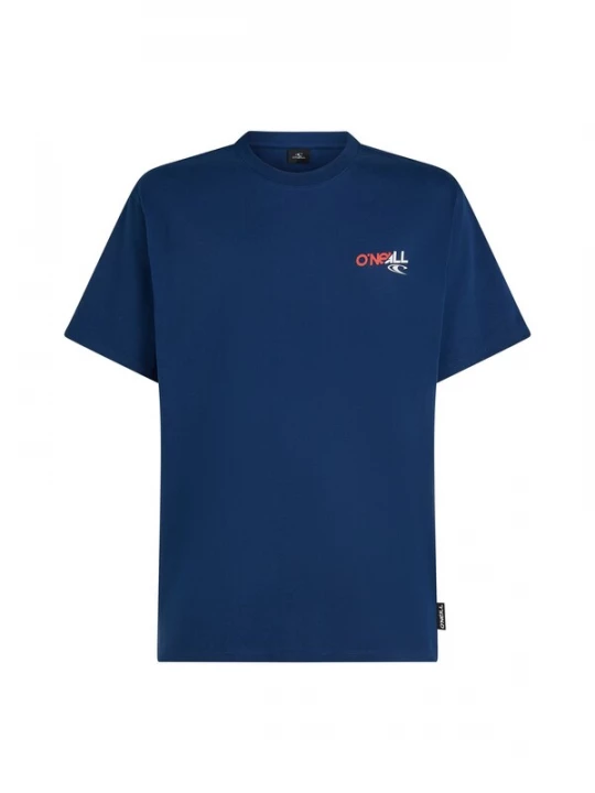 Foto van product O'NEILL Shirt 'Essentials' donkerblauw / grijs / lichtrood / wit