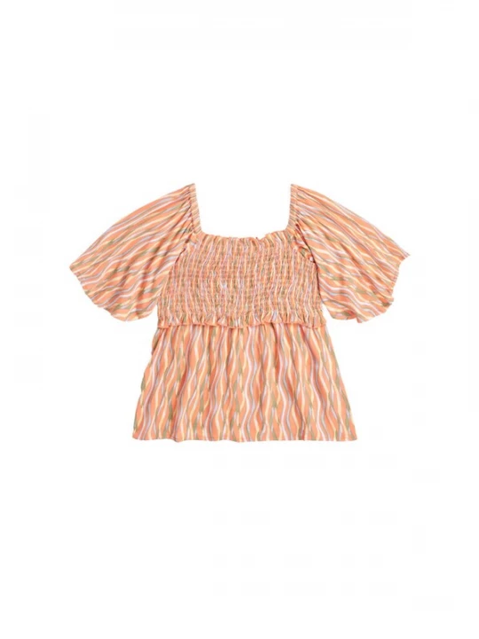 Foto van product O'NEILL Shirt lichtblauw / pasteelgeel / riet / abrikoos