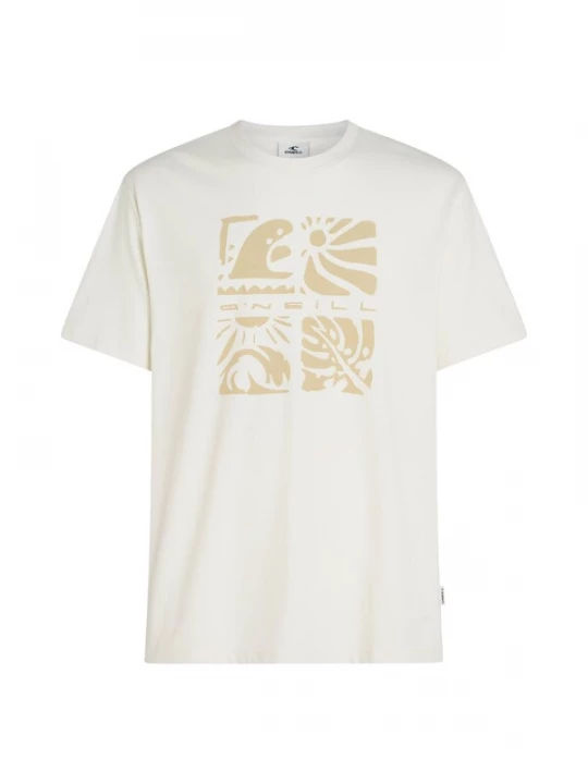 Foto van product O'NEILL Shirt 'Melange Front Print' wit