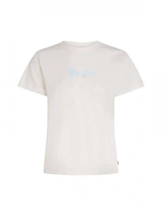 Foto van product O'NEILL Shirt pastelblauw / donkeroranje / wit