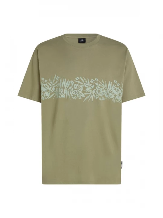 Foto van product O'NEILL Shirt 'Uni Flower' olijfgroen / mintgroen