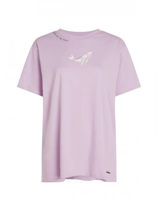 Foto van product O'NEILL Shirt 'Women Of The Wave' lichtlila / donkerlila / wit