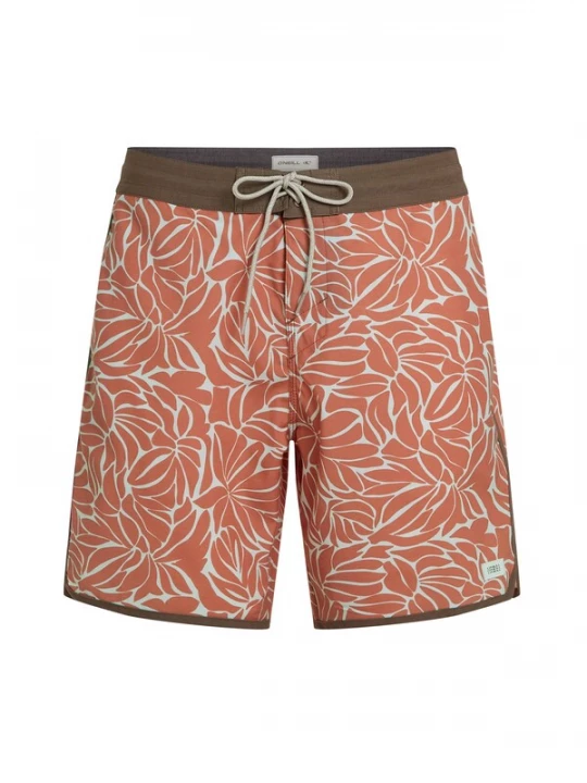 Foto van product O'NEILL Zwemshorts 'Cruzer Scallop 18' olijfgroen / koraal