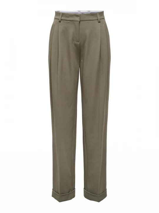 Foto van product ONLY Bandplooibroek 'SULAJMA' stone grey