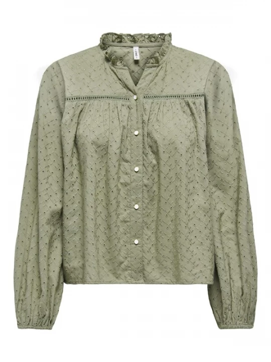 Foto van product ONLY Blouse 'Noelys' olijfgroen