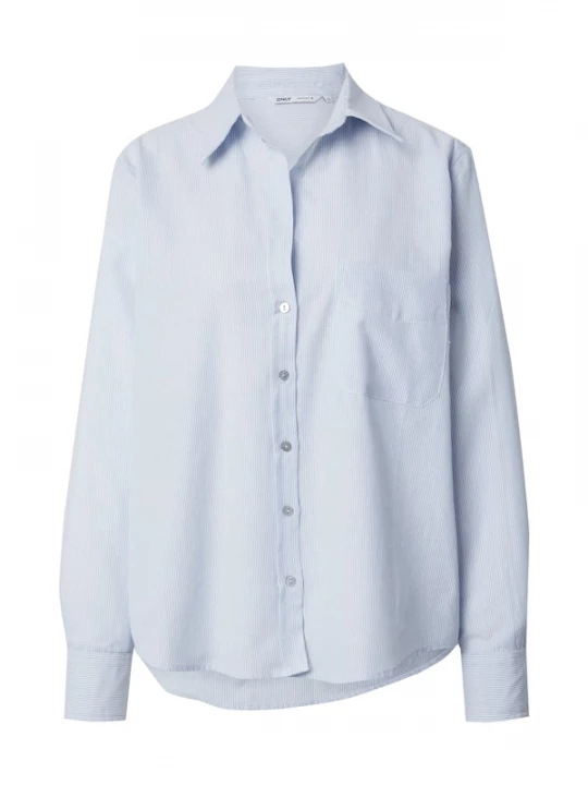 Foto van product ONLY Blouse 'ONLAlina' lichtblauw / wit