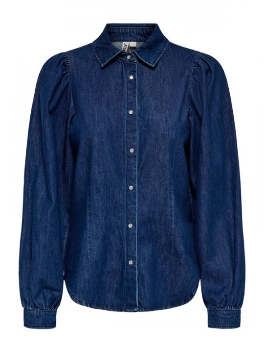 Foto van product ONLY Blouse 'ONLBrandi' blauw denim