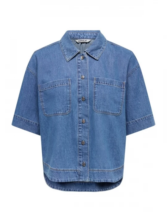 Foto van product ONLY Blouse 'ONLCleo' blauw denim