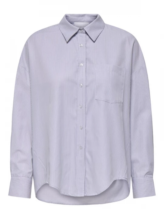 Foto van product ONLY Blouse 'ONLEMA' lichtblauw / zwart / wit