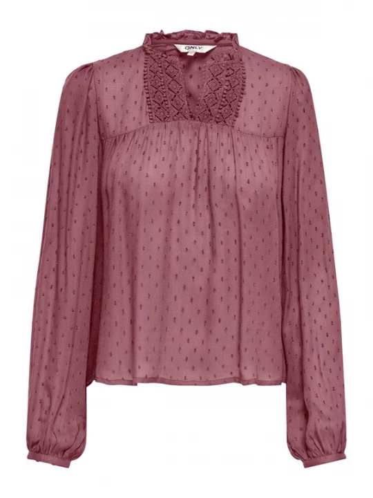 Foto van product ONLY Blouse 'ONLGeza' oudroze