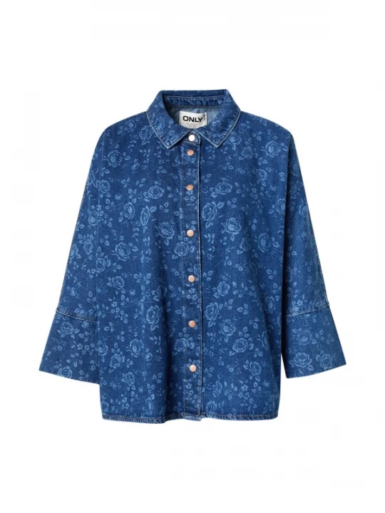 Foto van product ONLY Blouse 'ONLGRACE' lichtblauw / donkerblauw