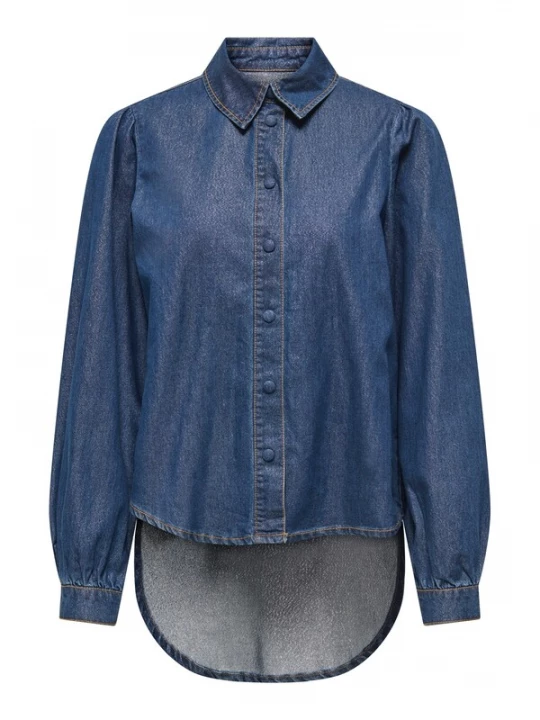 Foto van product ONLY Blouse 'ONLLINA' blauw denim