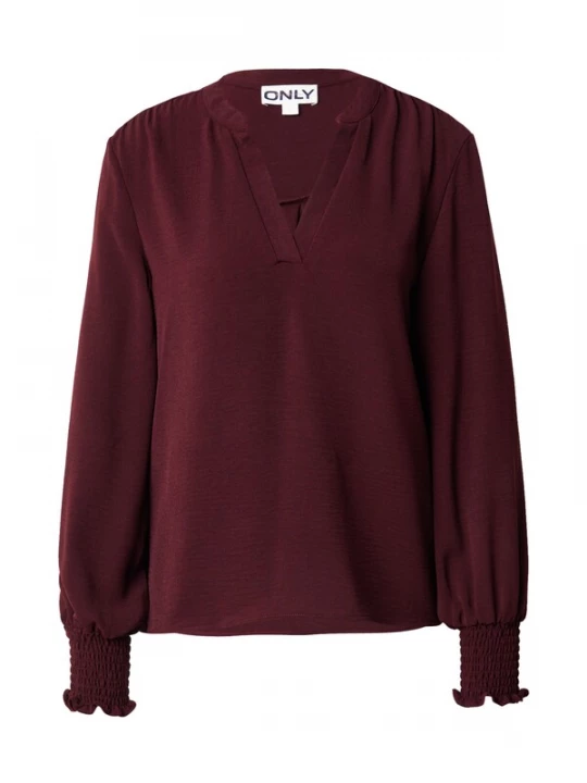 Foto van product ONLY Blouse 'ONLMette' chocoladebruin