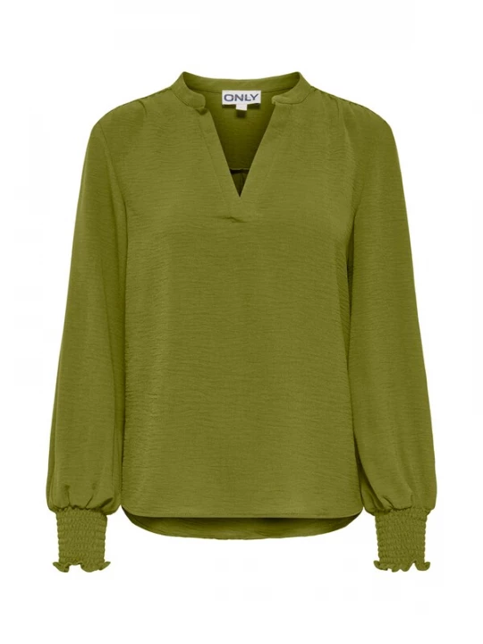 Foto van product ONLY Blouse 'ONLMETTE' olijfgroen