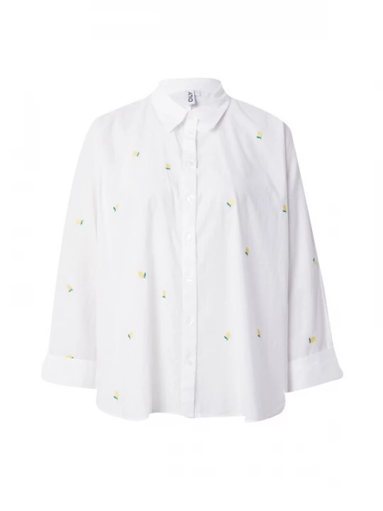 Foto van product ONLY Blouse 'ONLNew Lina' geel / groen / wit