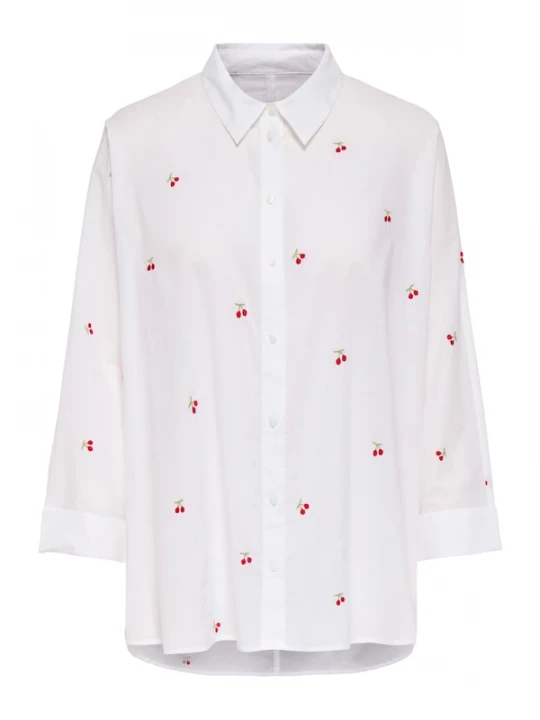 Foto van product ONLY Blouse 'ONLNEW LINA GRACE' groen / olijfgroen / wit