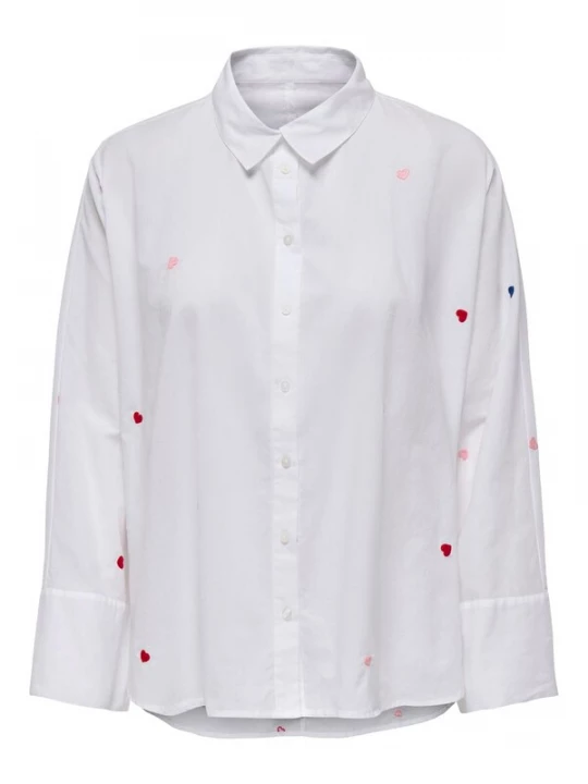 Foto van product ONLY Blouse 'ONLNEW LINA GRACE' navy / pink / rood / wit