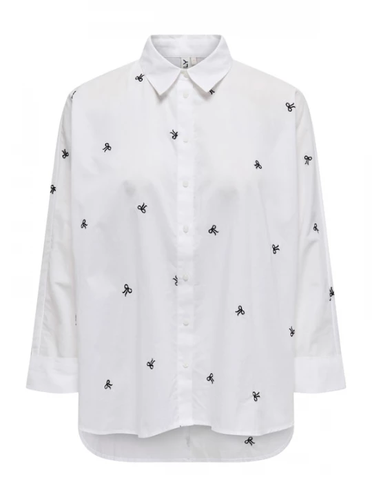 Foto van product ONLY Blouse 'ONLNEW LINA GRACE' zwart / wit