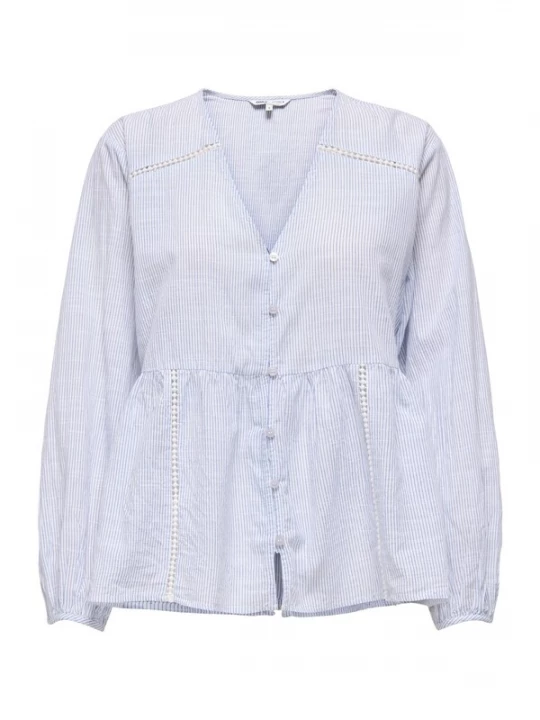 Foto van product ONLY Blouse 'ONLNora' saffier / wit